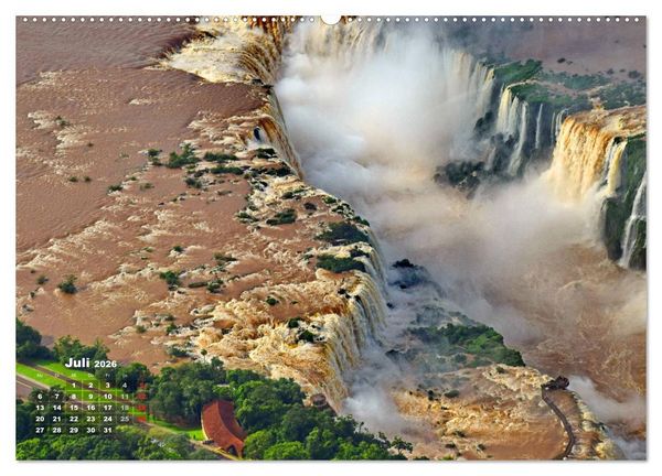 Produktbild: Argentinien. Die Iguaz&uacute;-Wasserf&auml;lle (hochwertiger Premium Wandkalender 2026 DIN A2 quer), Kunstdruck in Hochglanz