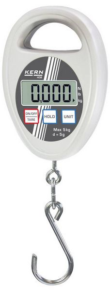 Produktbild: Kern H&auml;ngewaage HDB 10K10N W&auml;gebereich (max.) 10 kg Ablesbarkeit 10 g batteriebetrieben Wei&szlig;