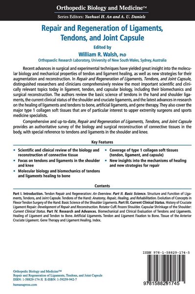 Produktbild: Repair and Regeneration of Ligaments, Tendons, and Joint Capsule