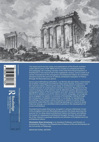 Produktbild: Julien-David Leroy and the Making of Architectural History