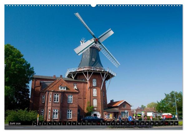 Produktbild: Windm&uuml;hlen in Deutschland (hochwertiger Premium Wandkalender 2026 DIN A2 quer), Kunstdruck in Hochglanz