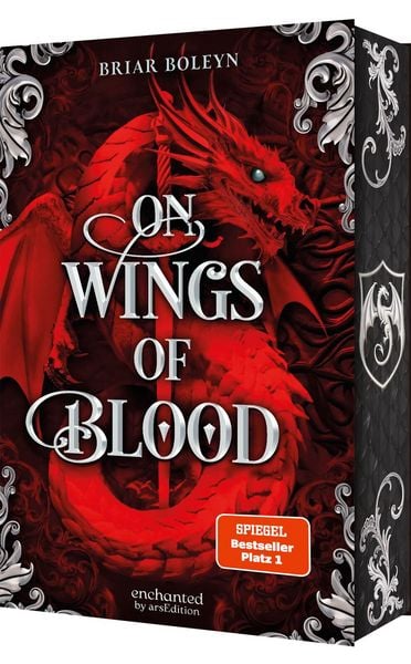 On Wings of Blood (Bloodwing Academy 1), Gebundene Ausgabe von Briar Boleyn, arsedition, 978-3-8458-6856-1