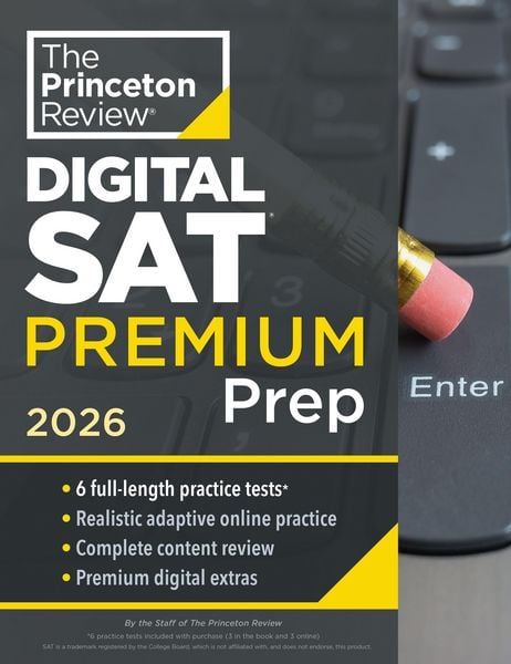Produktbild: Princeton Review Digital SAT Premium Prep, 2026