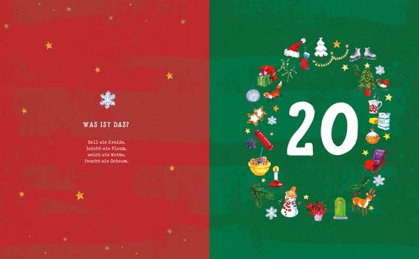 Produktbild: Mein Adventskalender-Buch: Winter-Weihnacht-Wichtelspa&szlig;