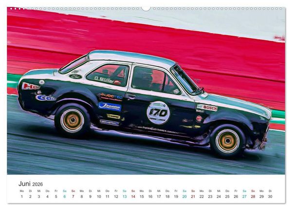 Produktbild: Kultautos - Capri und Escort (hochwertiger Premium Wandkalender 2026 DIN A2 quer), Kunstdruck in Hochglanz