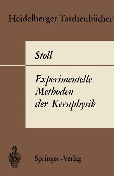 Produktbild: Experimentelle Methoden der Kernphysik