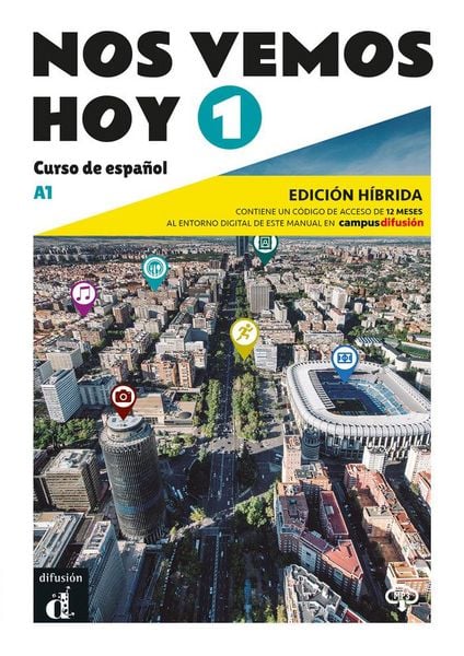 Produktbild: Nos vemos hoy 1 - Edicion hibrida para estudiantes. A1