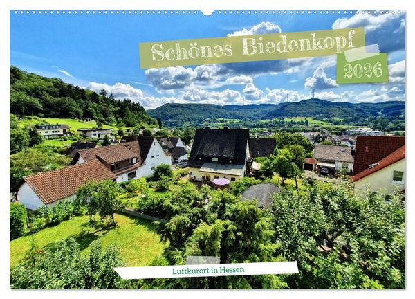 Produktbild: Sch&ouml;nes Biedenkopf Luftkurort in Hessen (Wandkalender 2026 DIN A2 quer), CALVENDO Monatskalender