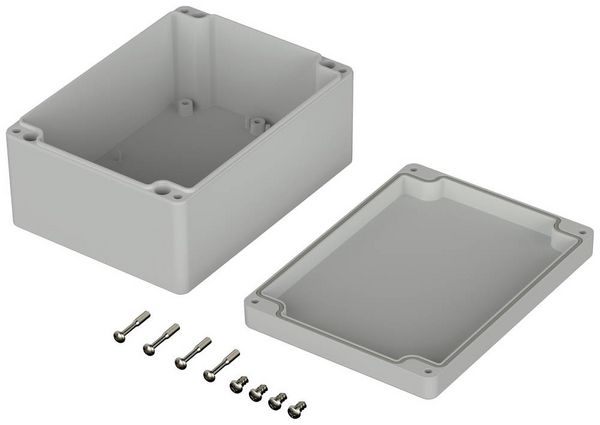 Produktbild: Bopla EUROMAS M 2381 02238200 Industrie-Geh&auml;use 160 x 120 x 75 Polycarbonat Lichtgrau (RAL 7035) 1 St.