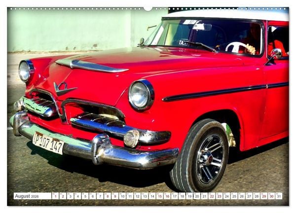 Produktbild: DODGE '55 (hochwertiger Premium Wandkalender 2026 DIN A2 quer), Kunstdruck in Hochglanz