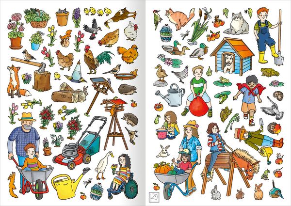 Produktbild: Mein Garten-Stickerheft