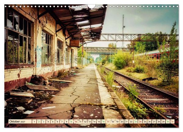 Produktbild: Lost Places &ndash; Stille Zeugen der Vergangenheit (Wandkalender 2027 DIN A3 quer), CALVENDO Monatskalender