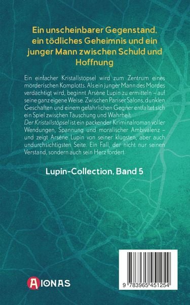Produktbild: Lupin. Der Kristallst&ouml;psel. Detektivroman. Maurice Leblanc