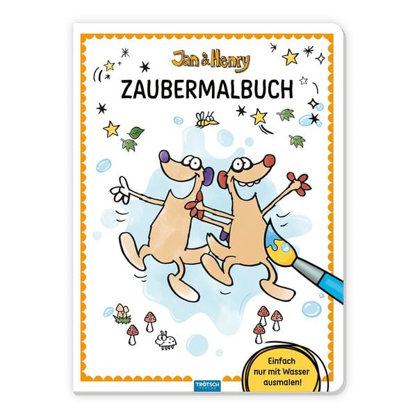 Produktbild: Tr&ouml;tsch Malbuch Jan und Henry Zaubermalbuch