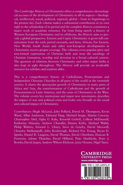 Produktbild: The Cambridge History of Christianity