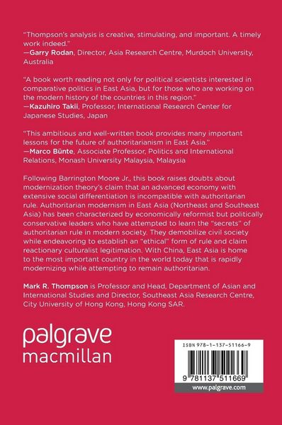 Produktbild: Authoritarian Modernism in East Asia