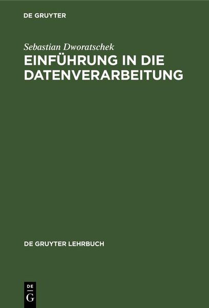 Produktbild: Einf&uuml;hrung in die Datenverarbeitung