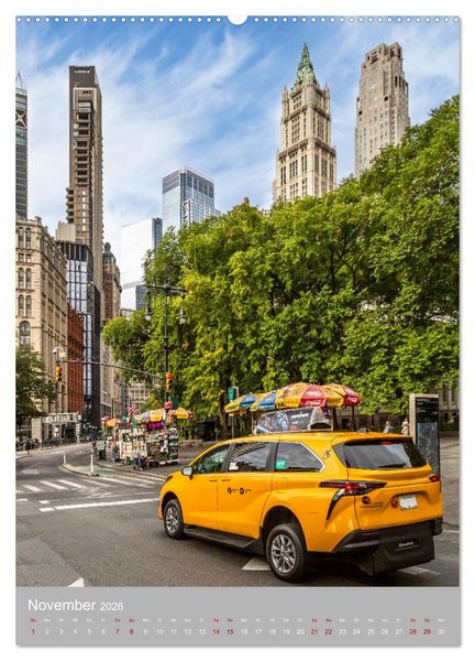 Produktbild: NEW YORK CITY Architektur und Atmosph&auml;re (Wandkalender 2026 DIN A2 hoch), CALVENDO Monatskalender