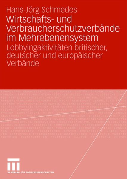 Produktbild: Wirtschafts- und Verbraucherschutzverb&auml;nde im Mehrebenensystem