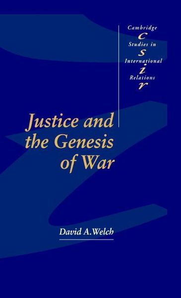 Produktbild: Justice and the Genesis of War