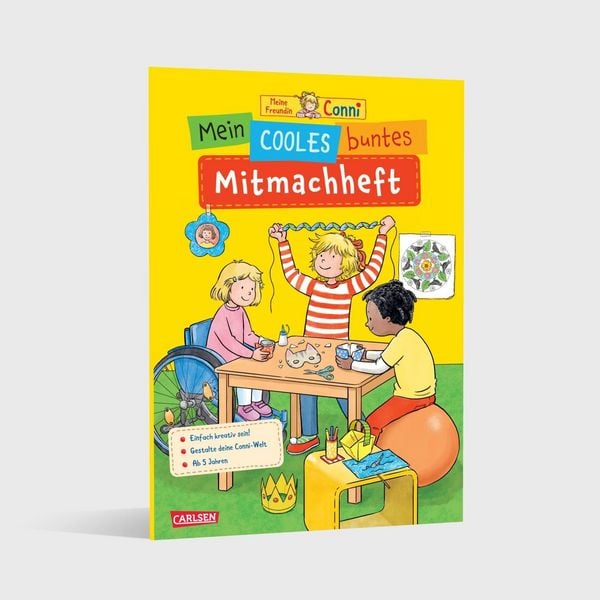 Produktbild: Conni Gelbe Reihe (Besch&auml;ftigungsbuch): Mein cooles buntes Mitmachheft