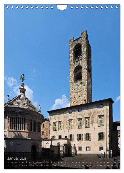 Produktbild: Bergamo (Wandkalender 2026 DIN A4 hoch), CALVENDO Monatskalender