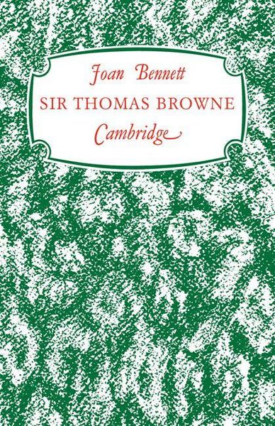 Produktbild: Sir Thomas Browne