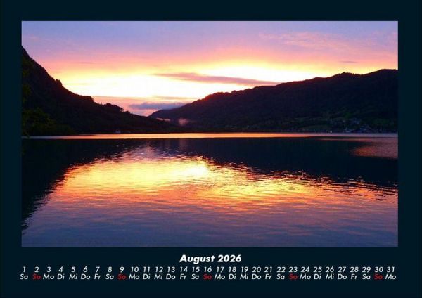 Produktbild: Die Seen der Erde 2026 Fotokalender DIN A4