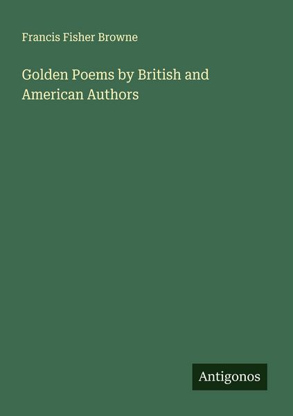 Produktbild: Golden Poems by British and American Authors