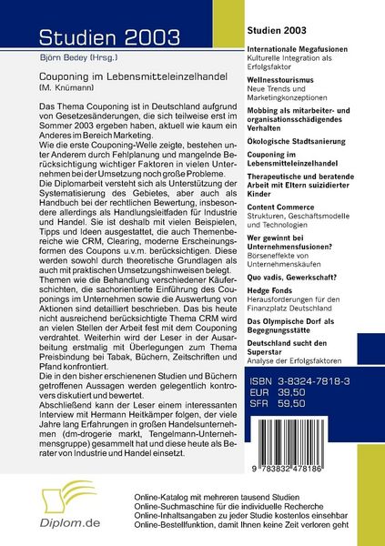 Produktbild: Couponing im Lebensmitteleinzelhandel