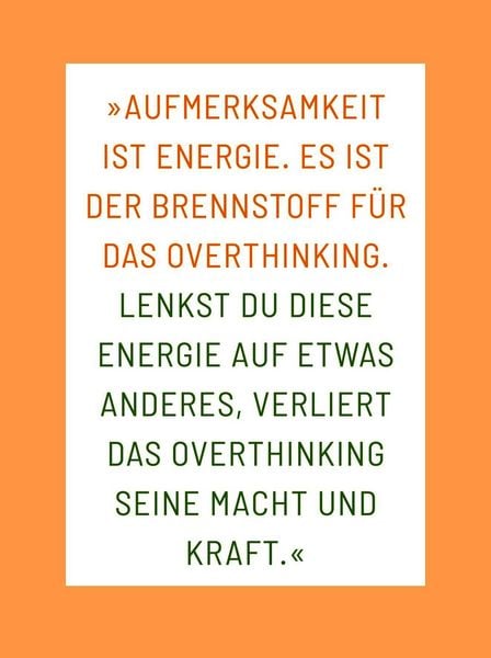 Produktbild: Die 1-Minuten-Strategie gegen Overthinking