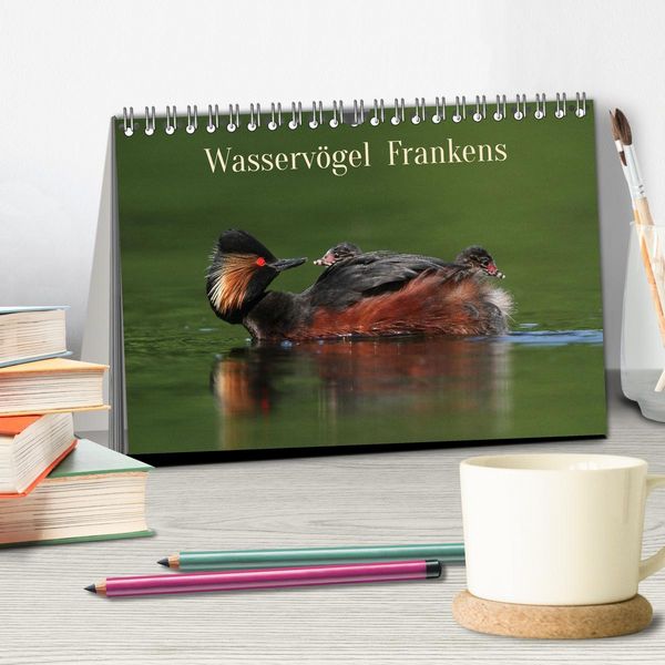 Produktbild: Wasserv&ouml;gel Frankens (Tischkalender 2026 DIN A5 quer), CALVENDO Monatskalender