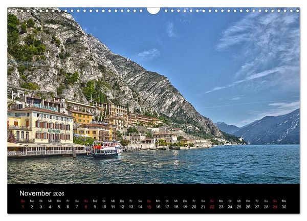 Produktbild: BENACO - Gardasee-Impressionen (Wandkalender 2026 DIN A3 quer), CALVENDO Monatskalender