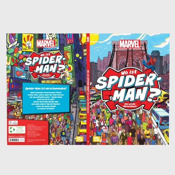 Produktbild: Marvel: Wo ist Spider-Man? Das gro&szlig;e Wimmelbuch