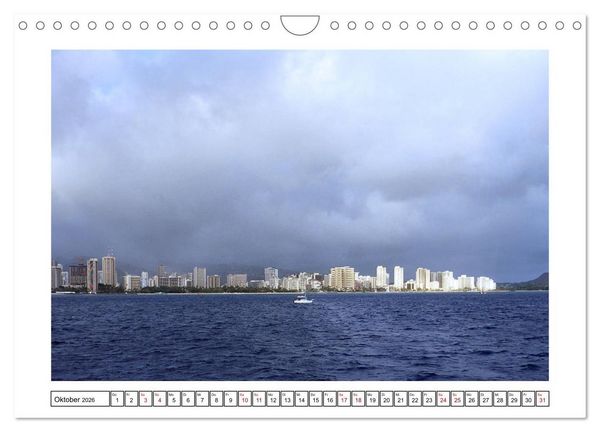 Produktbild: Hawaii - Sehnsuchtsinseln Oahu und Maui (Wandkalender 2026 DIN A4 quer), CALVENDO Monatskalender