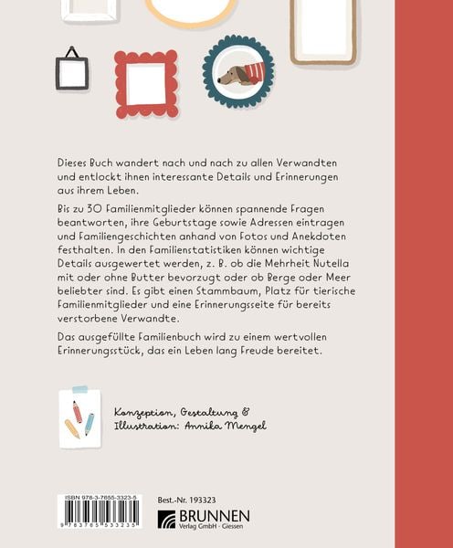 Produktbild: Meine Familie in einem Buch