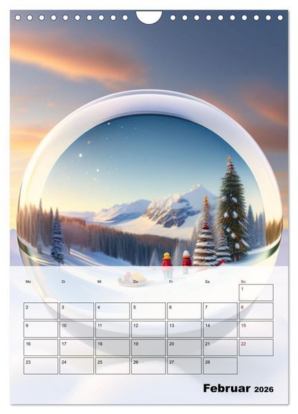 Produktbild: Gespiegelte Landschaft (Wandkalender 2026 DIN A4 hoch), CALVENDO Monatskalender