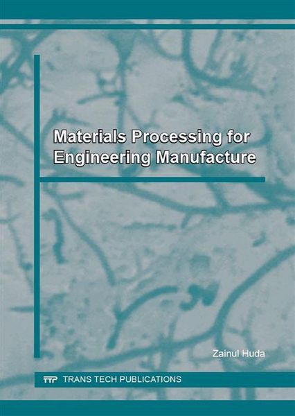 Produktbild: Materials Processing for Engineering Manufacture