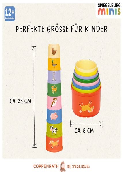 Produktbild: Stapelbecher Bauernhof / Spiegelburg minis