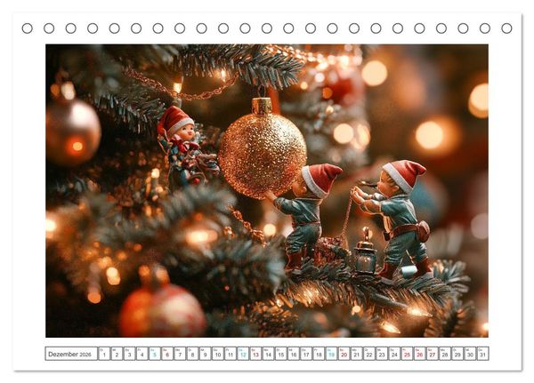 Produktbild: Zauberhafte Miniaturwelt (Tischkalender 2026 DIN A5 quer), CALVENDO Monatskalender