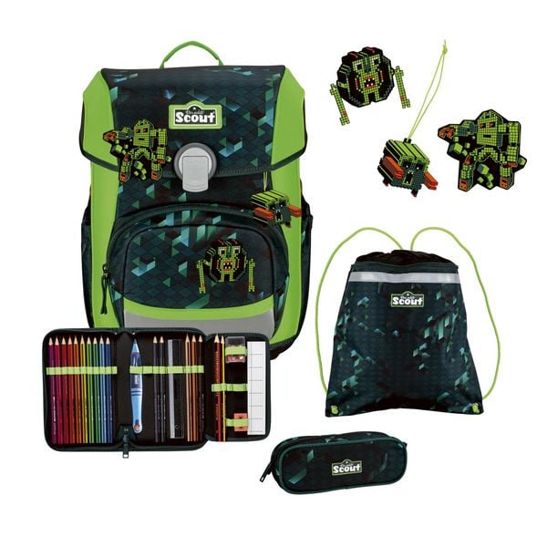 Produktbild: Scout Schulranzen Set Neo, Schulranzen Set, 4tlg, Cubes