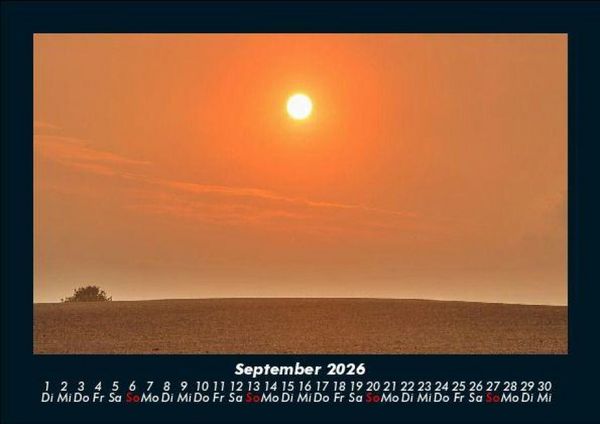 Produktbild: Sonnenuntergang 2026 Fotokalender DIN A5