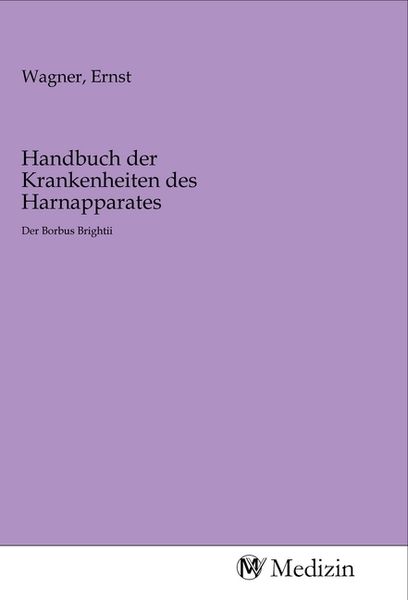 Produktbild: Handbuch der Krankenheiten des Harnapparates