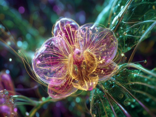 CALVENDO Puzzle Solar-Orchidee im Energiegarten | 1000 Teile Lege-Größe 64x48cm Foto-Puzzle für glückliche Stunden