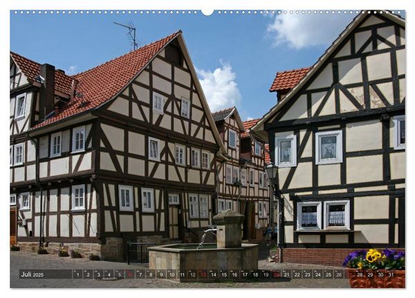 Rotenburg an der Fulda (hochwertiger Premium Wandkalender 2025 DIN A2 quer), Kunstdruck in Hochglanz