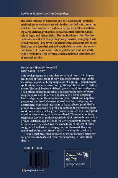Produktbild: Fuzzy Group Theory