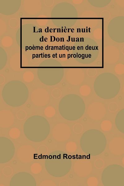 Produktbild: La derni&egrave;re nuit de Don Juan