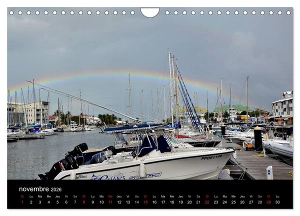 Produktbild: Paysages de Guadeloupe (Calendrier mural 2026 DIN A4 vertical), CALVENDO calendrier mensuel