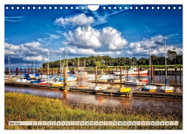 Produktbild: Friesland - Nordseebad Dangast (Wandkalender 2026 DIN A4 quer), CALVENDO Monatskalender