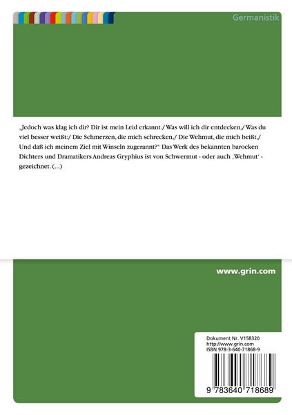 Produktbild: Die Wehmut, die mich bei&szlig;t...